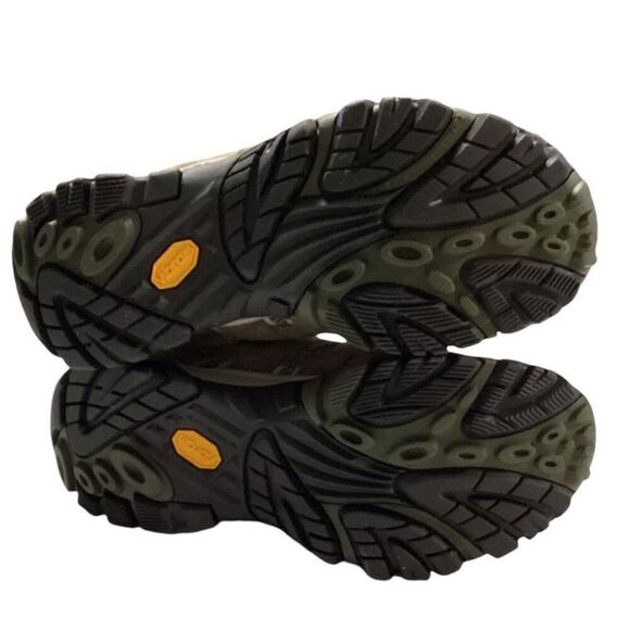 Merrell Shoes Womens 8 Green Moab 2 Vent Hiking Lace Up Suede Mesh Cap Toe - Picture 7 of 8